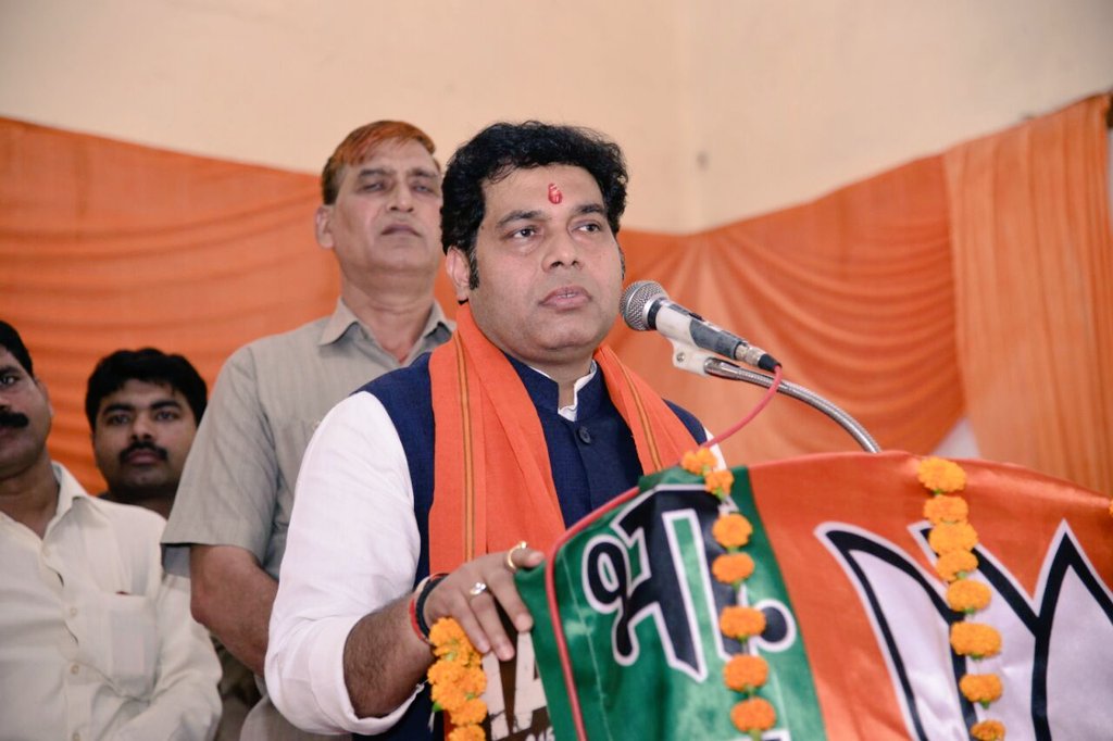 shrikant sharma says that under yogi rule no one can rob electricity of the poor