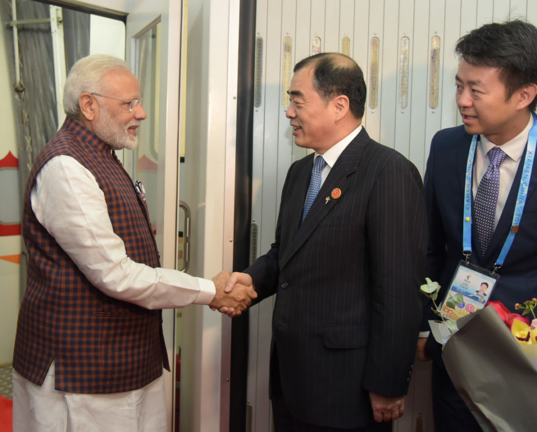 Prime Minister Narendra Modi Arrives in China to Attend BRICS Summit