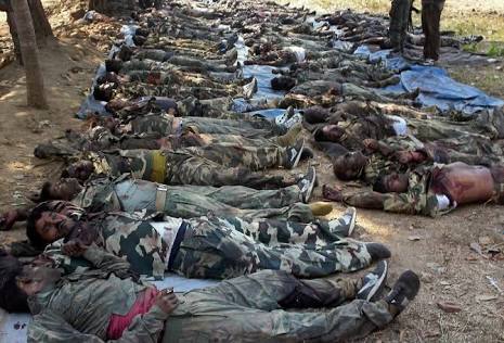 76 CRPF personnel who died in a maoist attack in Dantewada, Chhattisgarh in 2010 were wearing sports shoes instead of service issued shoes.