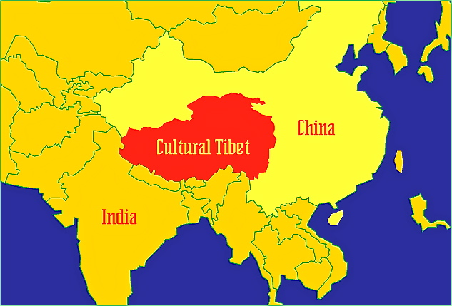 Tibet-map