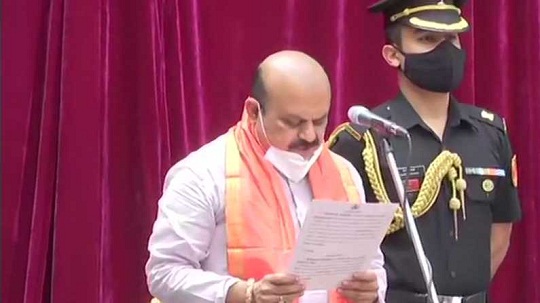 कर्नाटक के नए मुख्यमंत्री बने बसवराज बोम्मई