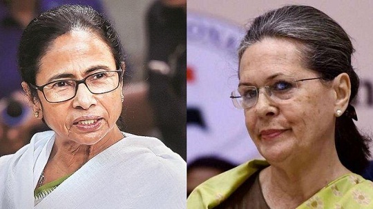 सोनिया गांधी ममता बनर्जी