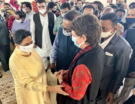 Priyanka at Mayawati residence