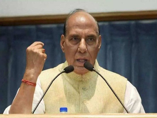 रक्षा मंत्री राजनाथ सिंह