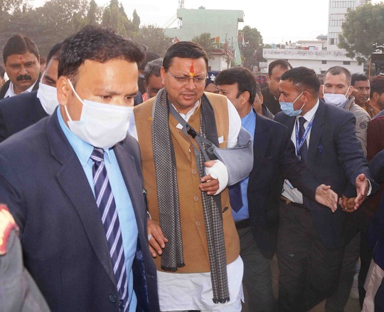 मुख्यमंत्री पुष्कर सिंह धामी