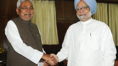 नीतीश कुमार, मनमोहन सिंह